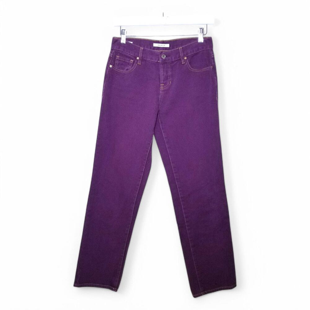 PACSUN Jeans Eco Violet Low Rise Button Fly Purple 100% Cotton - Size 25 - Picture 5 of 10